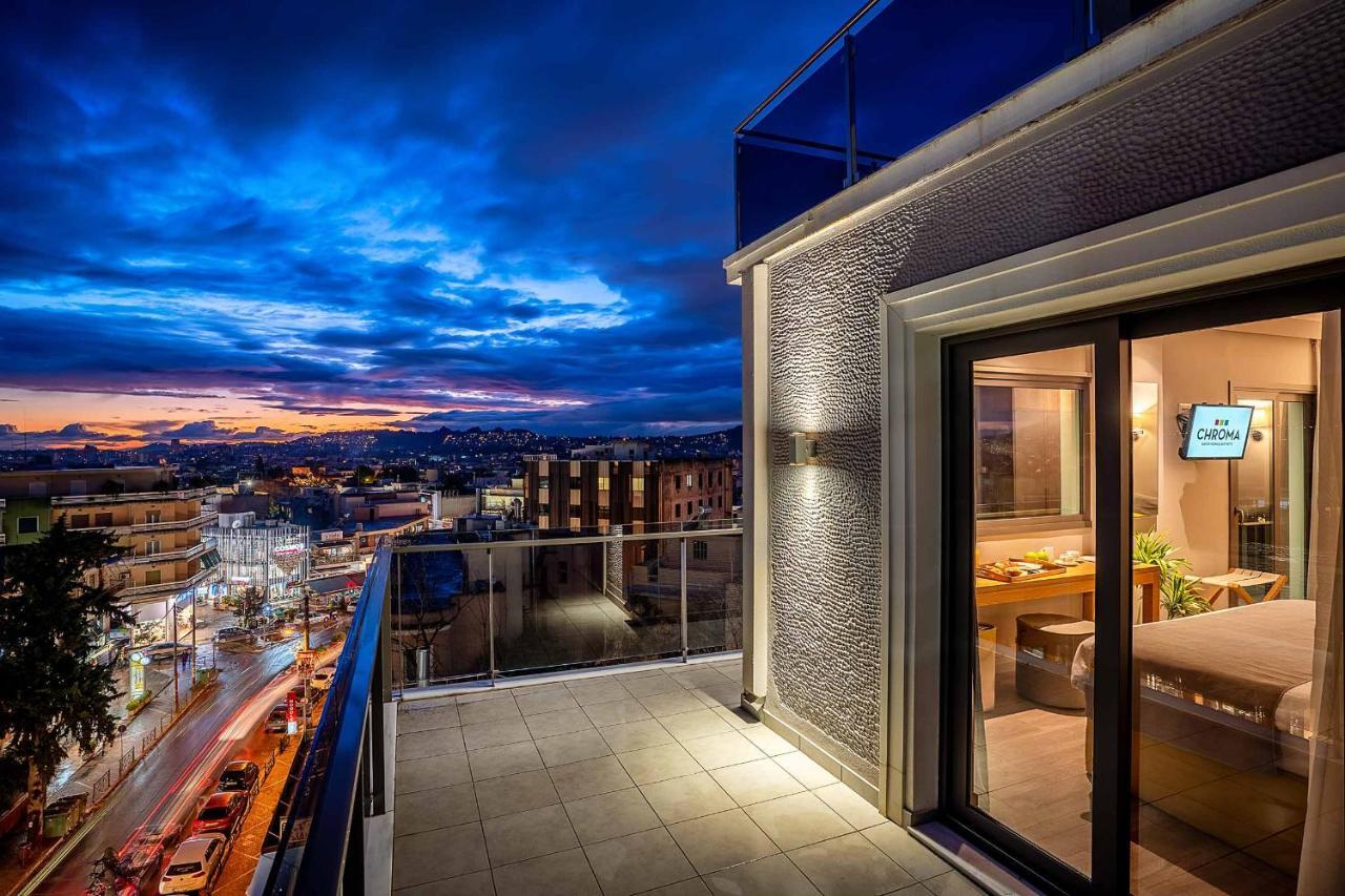 Chroma Fashion Rooms & Apartments Atenas Exterior foto